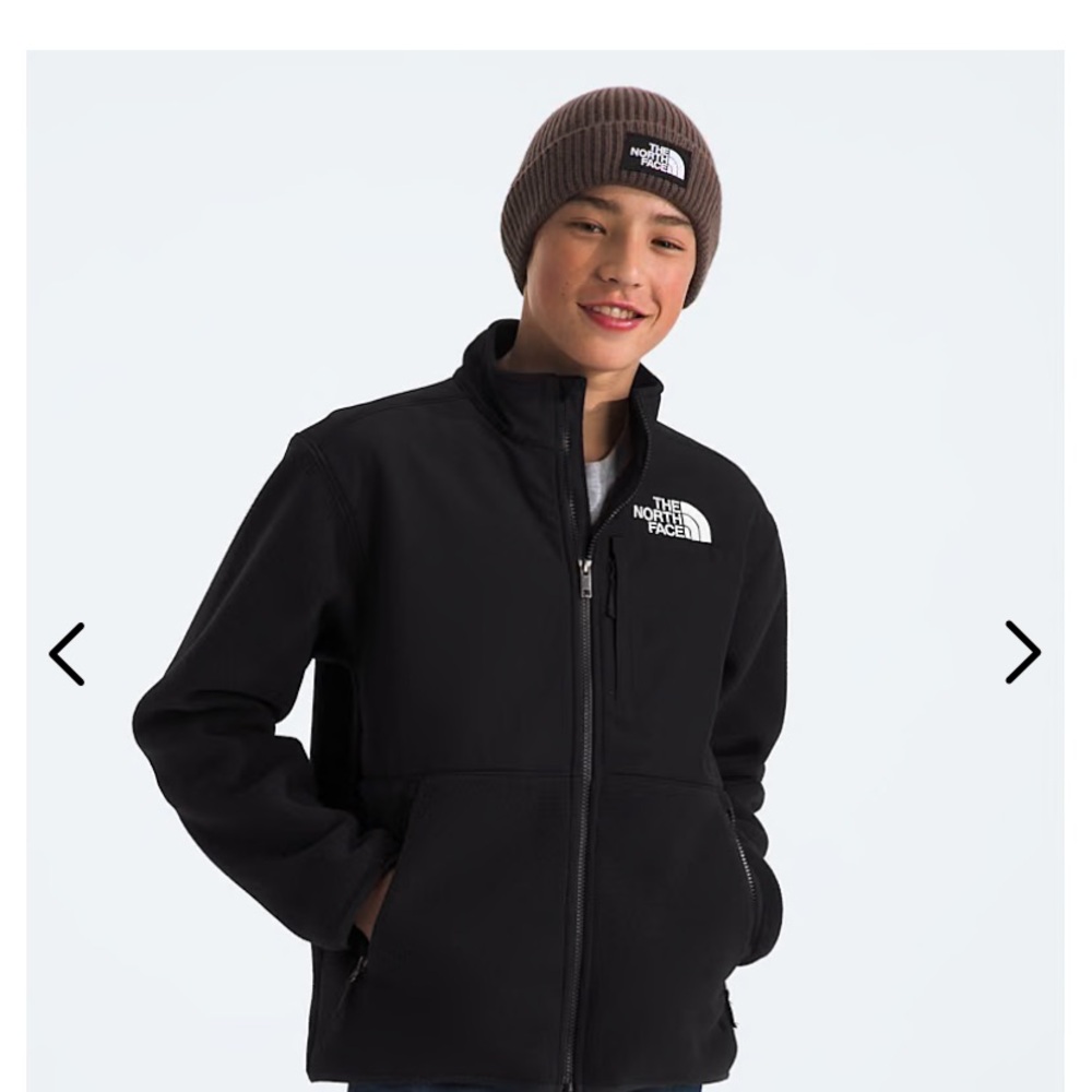 Youth large black Denali north face jacket